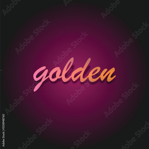 Text Effect With golden Typography