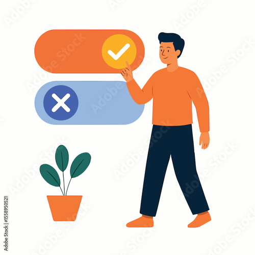 yes or no character vector