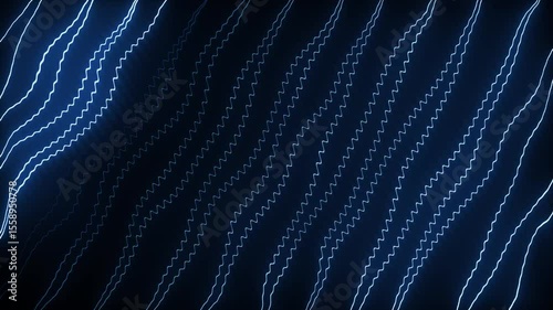 Dynamic futuristic neon laser line, glowing loop motion luminous form,  modern glittering neon background with animation concept.