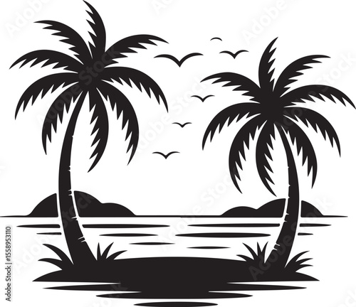 beach, waves, ocean, sun, sand, palm, umbrella, shell, crab, coloring, fun, vacation, swim, seagull, kite, boat, towel, breeze