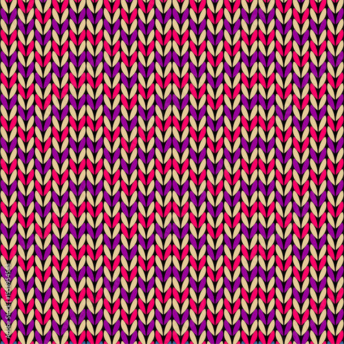 Knitted background pattern wallpaper knitting decorative print handmade textile knitting handiwork	