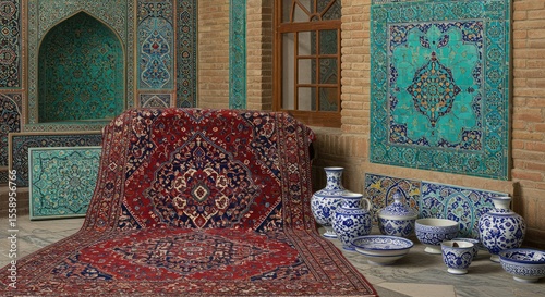 arabic carpet in the grand palace