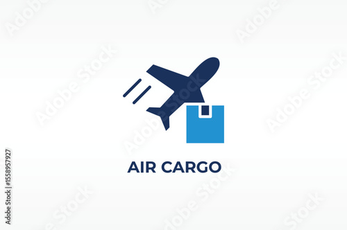 AIR CARGO vector, icon or logo sign isolated symbol illustration