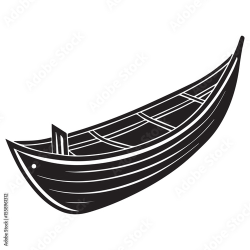 boat on a white background