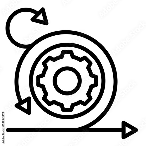 Agile Arrows  Icon Element For Design