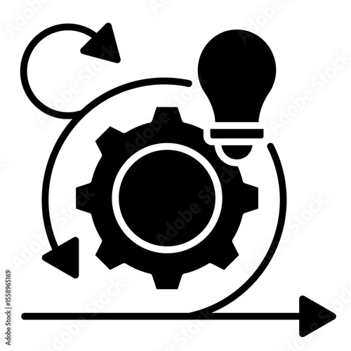 Lean Methodology  Icon Element For Design