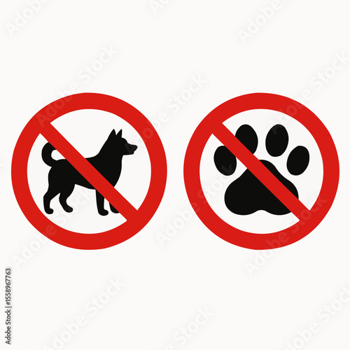no dogs sign