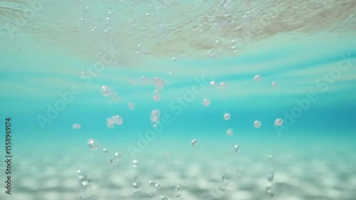 Colorful water balloons bouncing and bursting in playful motion