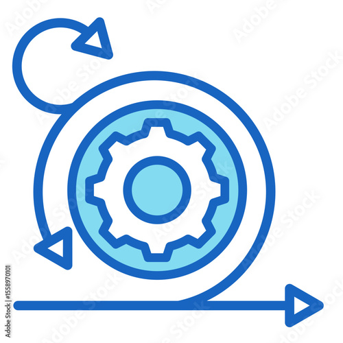 Agile Arrows  Icon Element For Design