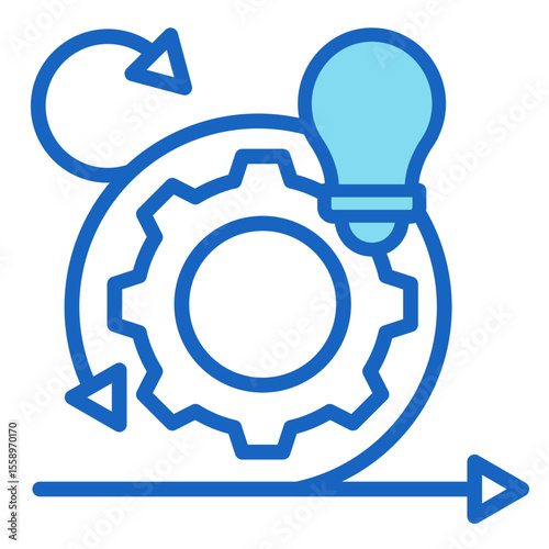 Lean Methodology  Icon Element For Design