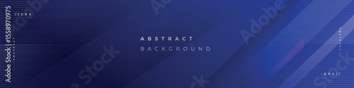 Abstract lines linkedin banner with abstract background