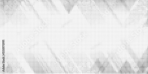 Background with monochrome dotted texture. Polka dot pattern template. vector ilustration