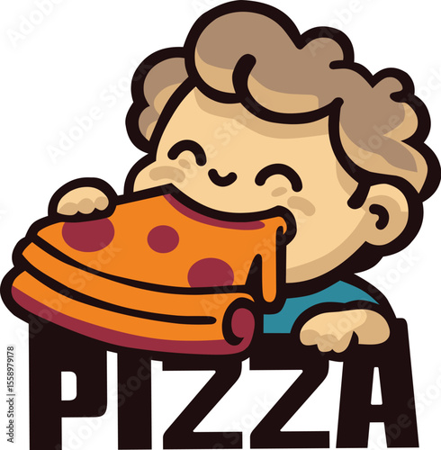 Adobe Illustrator Artwork, This design is inspired by pizza food, this logo is perfect for you, especially for businesses related to culinary food.