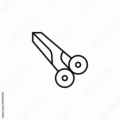hair clipper tool icon sign vector