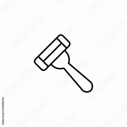 razor shaving tool icon sign vector