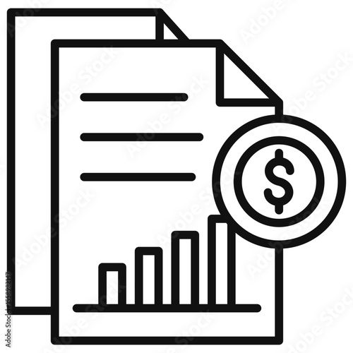 Statement Outline Icon