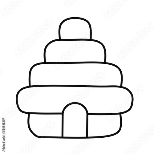 honey bee vector icon