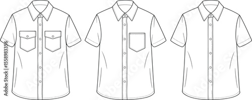 Men's Casual Short Sleeve Collared Shirts: Versatile Button-Up Designs for Everyday Fashion, Summer Wear, and Smart-Casual Style, Perfect for Modern Wardrobe Essentials.
