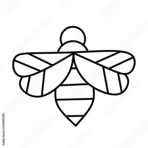 honey bee vector icon