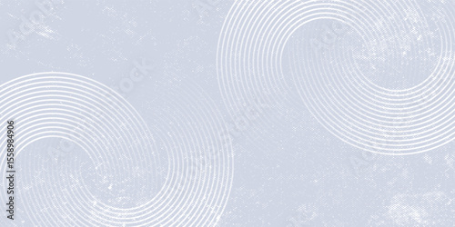Abstract blue glowing geometric lines on dark blue background. Modern shiny blue circle lines pattern. Futuristic technology concept. Suit for cover, poster, banner, brochure, header, website. eps 10