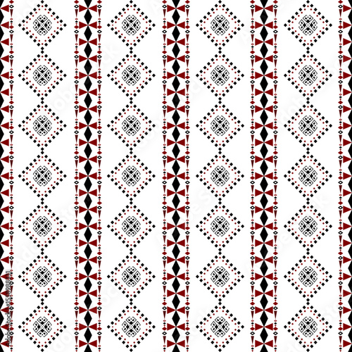 Seamless pattern set  geometric dots, ideal for textile, wallpaper, and vintage fabric designs