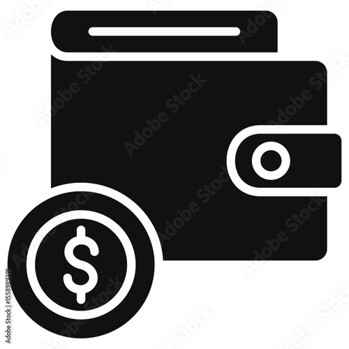 Wallet Glyph Icon