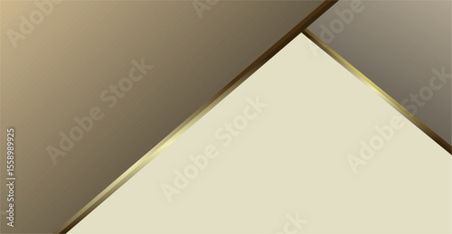 a composition of lines, planes and geometric shapes with gradations of brown and gold that gives an elegant and luxurious impression as inspiration for fine art designs