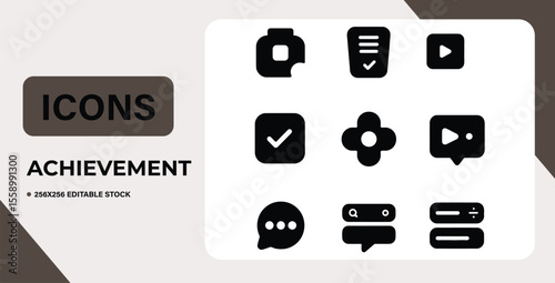 User Interface Filled Icons 