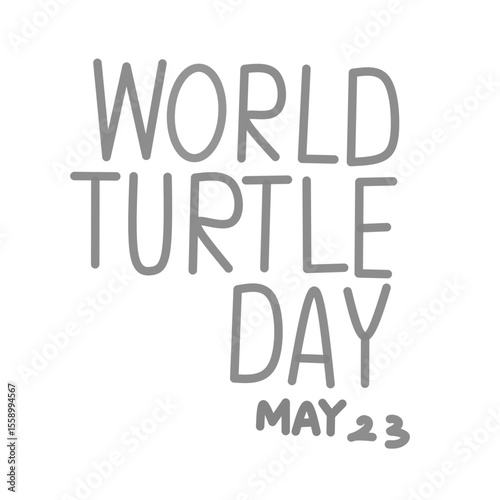 Vector World Turtle Day 