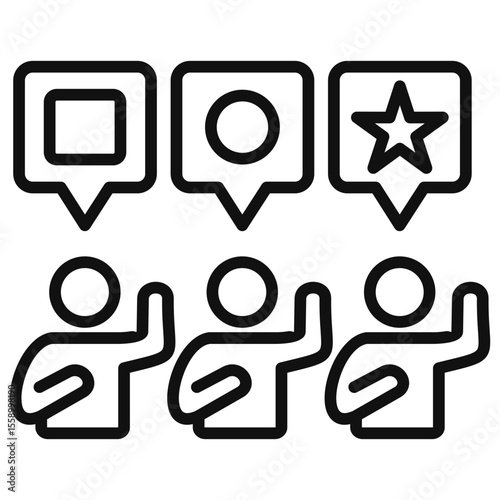Ethnicity Outline Icon