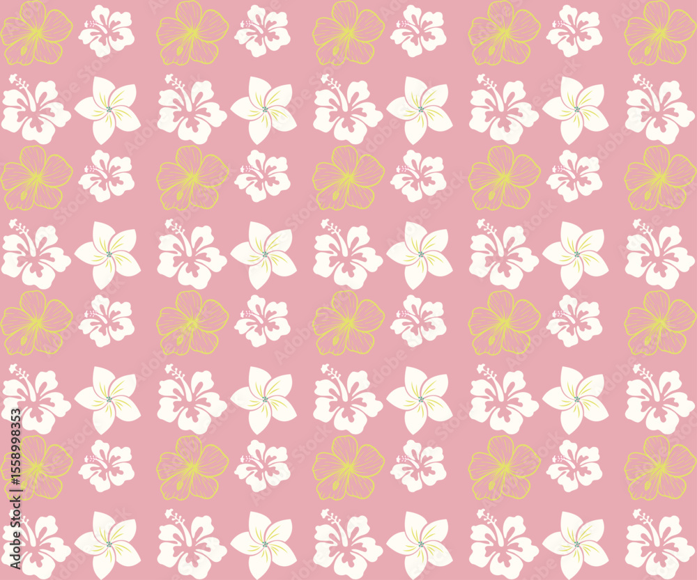 custom made wallpaper toronto digitalGeometric Floral Art Pattern in Seamless Vector Style with Nature-Inspired Textures, Trendy Colors, and Vintage Leaf Details