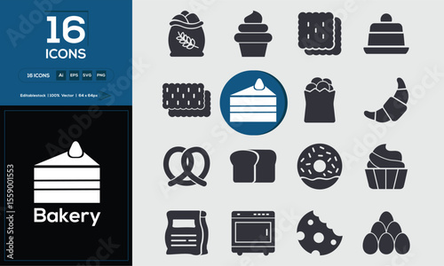 Bakery professional Vector Icon – Minimal UI Symbol – Ready for App or Website