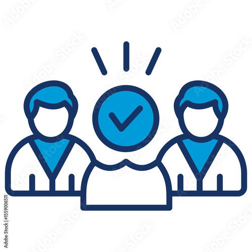 Diversity Blue Icon