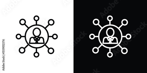 Affiliate marketing icon vector, Symbol, logo illustrations