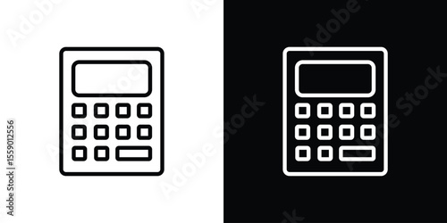 Calculator icon vector, Symbol, logo illustrations