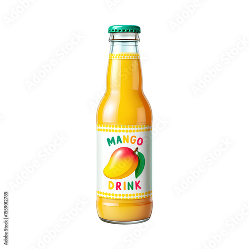 Four soda cup icons with straws on colorful gradient circle backgrounds on white background , transparent background , no background