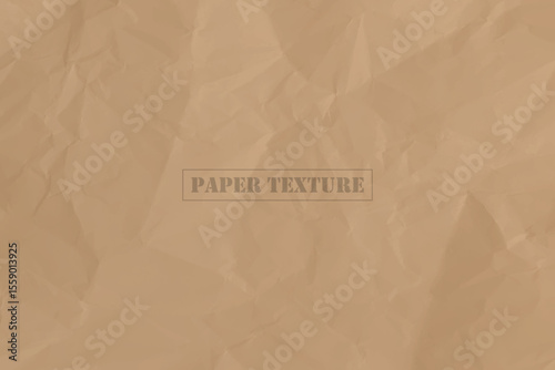 A full shot of tan wrinkled paper fills the frame, showcasing a variety of detailed textures and subtle color variations across the surface in a uniform display.