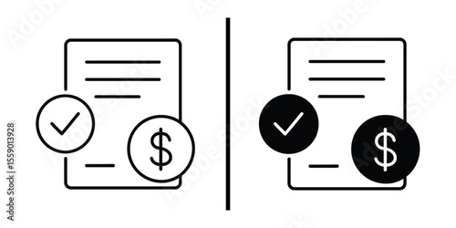 Document Confirmation and Payment: Illustrating financial transactions, approvals, and the validation of documents, these designs convey secure financial processes.