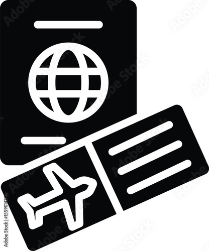 Travel Passport Icon 