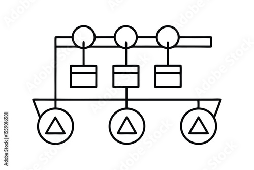 System Diagram  Understanding Complex System Architecture with Nodes and Connections