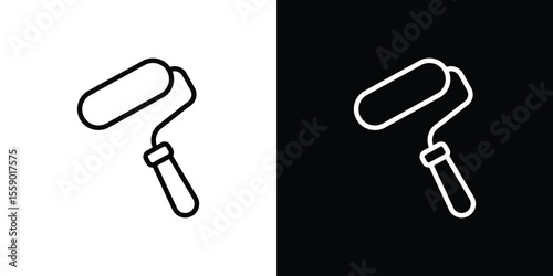 Paint roller icon vector, Symbol, logo illustrations