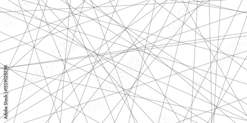 Abstract black lines with white background. Creative and geometric shape with luxury pattern and paper texture design. abstract background with stripes for website design Technology background.	