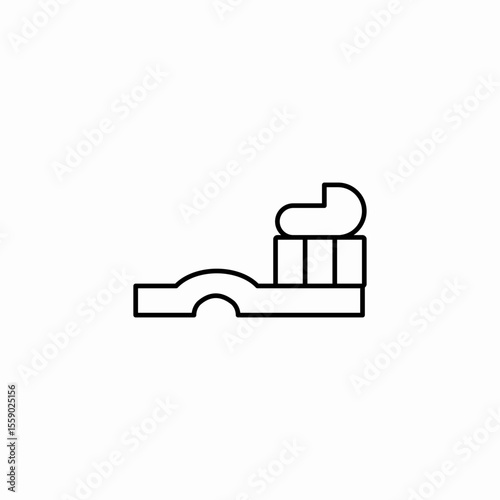 toothbrush toothpaste hygiene icon sign vector