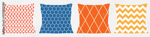pillow icons set .Pillow icon symbol for apps and websites. Pillow sign and symbol. Comfortable fluffy pillow Take nap sign. Vector icons