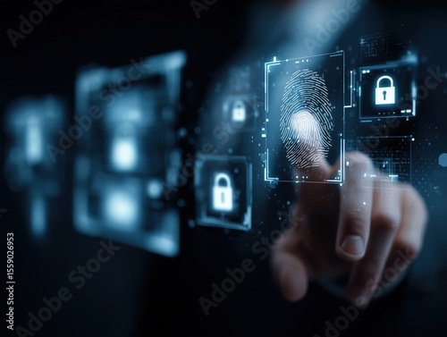 Secure Fingerprint Scan for Digital Access