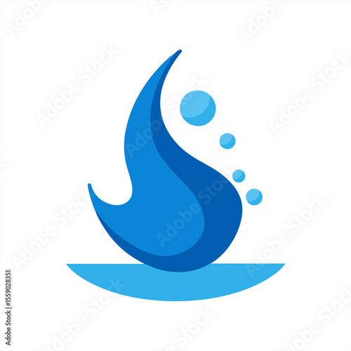 Realistic water splash and dropping water bead vector on transparent background for web and graphic design