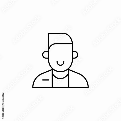 male doctor person icon sign vector