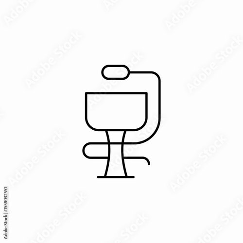 medical snake symbol icon sign vector