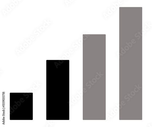 wifi symbol icon signal strength indicator bars, mobile network reception, internet connectivity level