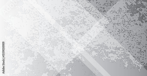 Abstract grey and white textured background showcases diagonal intersecting lines and an irregular pattern, delivering a modern and subtly distressed aesthetic suitable for various designs